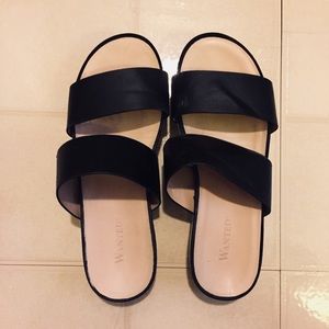 Black sandals